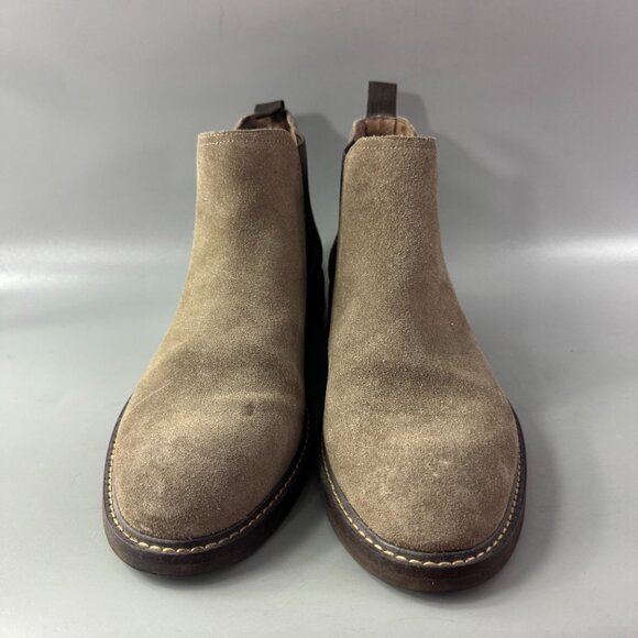 1901 Chukka Taupe Leather Upper Ankle Slip On Boots, Men\'s Size 9.5 main image 6